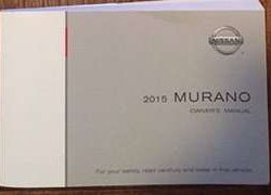 2015 Nissan Murano Owner Operator User Guide Manual