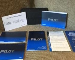 2015 Honda Pilot Owner's Manual Set