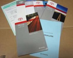 2015 Toyota Prius Owner's Manual Set