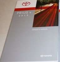 2015 Toyota Prius V Owner's Manual