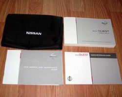 2015 Nissan Quest Owner's Manual Set