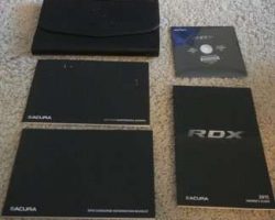 2015 Acura RDX Owner's Operator Manual User Guide Set