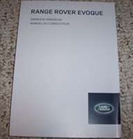 2015 Land Rover Range Rover Evoque Owner's Operator Manual User Guide