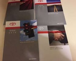 2015 Toyota Rav4 Owner's Manual Set