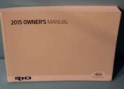 2015 Kia Rio Owner's Manual