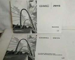 2015 GMC Savana Owner's Manual Set