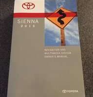 2015 Toyota Sienna Navigation System Owner's Manual