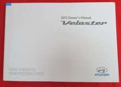 2015 Hyundai Veloster Owner's Manual