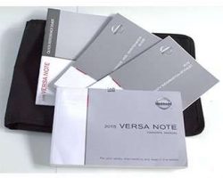 2015 Nissan Versa Note Owner's Manual Set