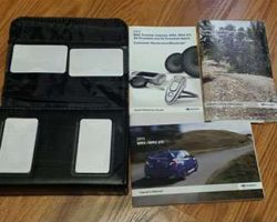 2015 Subaru Impreza WRX & WRX STI Owner's Manual Set