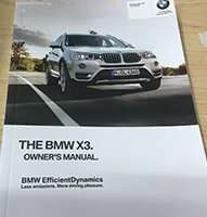 2015 BMW X3 Owner's Manual