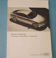 2016 Audi A7 Sportback & S7 Sportback Owner's Manual