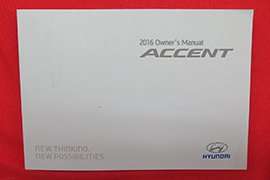 2016 Hyundai Accent Owner's Manual