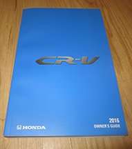 2016 Honda CR-V Owner's Operator Manual User Guide