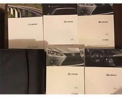 2016 Lexus CT200h Owner's Manual Set