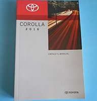 2016 Toyota Corolla Owner's Manual