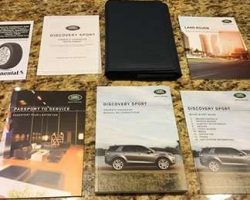 2016 Land Rover Discovery Sport Owner's Operator Manual User Guide Set