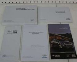 2016 Hyundai Elantra Sedan & Coupe Owner Operator User Guide Manual Set