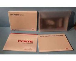 2016 Kia Forte Owner's Manual Set