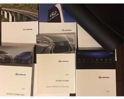2016 Lexus GS200t, GS350 & GSF Owner's Manual Set