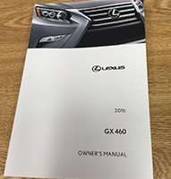 2016 Lexus GX460 Owner's Manual