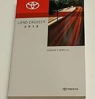 2016 Toyota Land Cruiser Owner's Manual