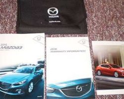2016 Mazda3 Owner Operator User Guide Manual Set