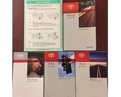 2016 Toyota Prius Owner's Manual Set