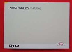 2016 Kia Rio Owner's Manual