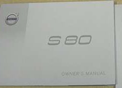 2016 Volvo S80 Owner's Manual
