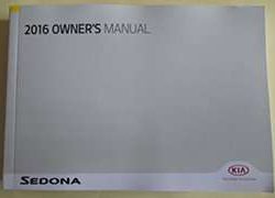 2016 Kia Sedona Owner's Manual