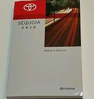 2016 Toyota Sequoia Owner's Manual