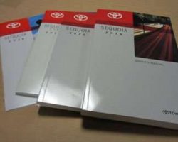 2016 Toyota Sequoia Owner's Manual Set