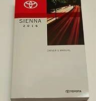 2016 Toyota Sienna Owner's Manual