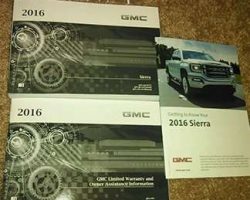 2016 GMC Sierra Owner's Operator Manual User Guide Set