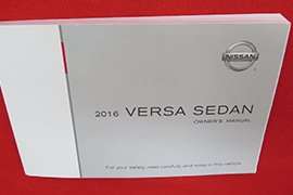2016 Nissan Versa Sedan Owner's Manual