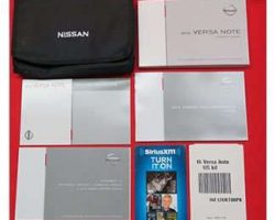 2016 Nissan Versa Note Owner's Manual Set