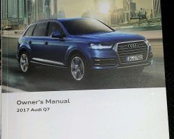 2017 Audi Q7 Owner Manual
