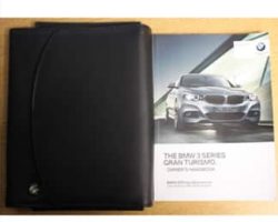 2017 BMW 330i & 340i 3 Series Gran Turismo Owner's Manual Set