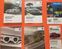 2017 BMW 430i & 440i 4-Series Convertible Owner's Manual Set