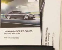 2017 BMW 430i & 440i 4-Series Coupe Owner's Manual Set