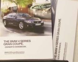 2017 BMW 430i & 440i 4-Series Gran Coupe Owner's Manual Set