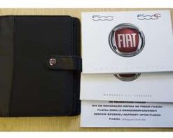 2017 Fiat 500 & 500C Owner's Manual Set