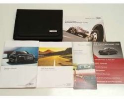 2017 Audi A3, S3 & RS3 Owner's Manual Set