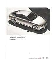 2017 Audi A7, S7 & RS7 Owner's Manual