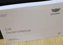2017 Cadillac CT6 Owner's Manual