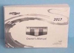 2017 Chevrolet Camaro Owner Operator User Guide Manual