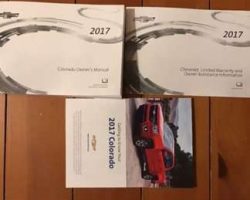 2017 Chevrolet Colorado Owner's Manual Set