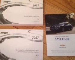 2017 Chevrolet Cruze Owner's Manual Set