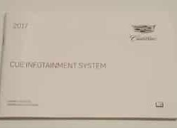 2017 Cadillac CTS Cue Infotainment Navigation System Owner's Manual